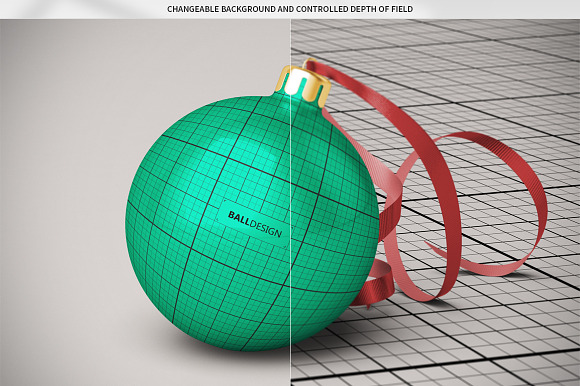 Christmas Ball Mock-Up in Product Mockups - product preview 6