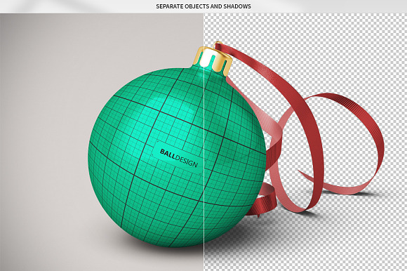 Christmas Ball Mock-Up in Product Mockups - product preview 7