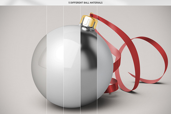 Christmas Ball Mock-Up in Product Mockups - product preview 9