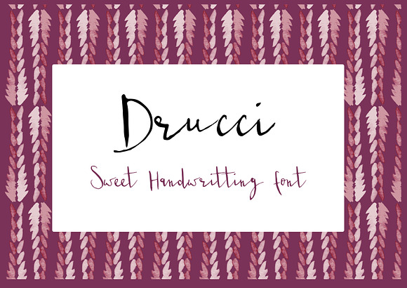 Drucci drucci in Script Fonts - product preview 5