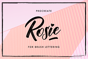 Rosie - Procreate Lettering Brush