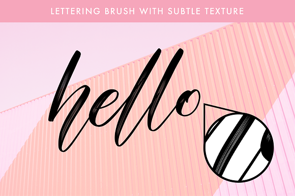Rosie - Procreate Lettering Brush in Photoshop Brushes - product preview 2