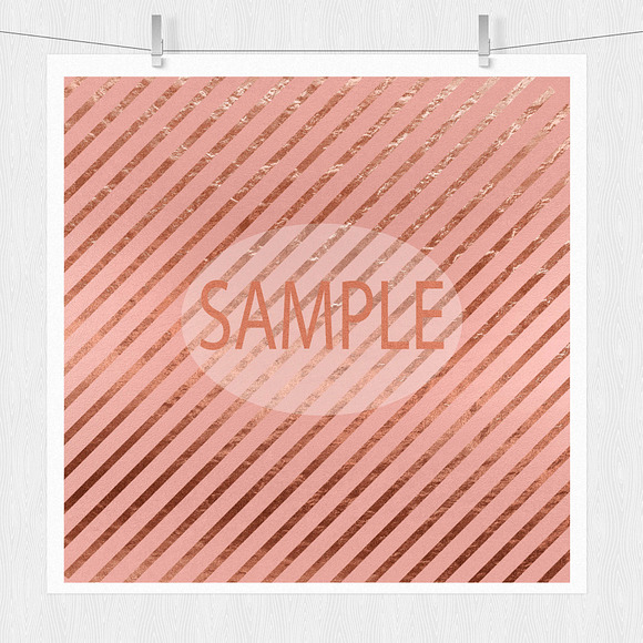 Rose Gold Digital Paper in Textures - product preview 4