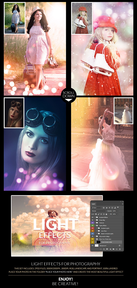 Light Effects for Photography in Photoshop Layer Styles - product preview 3