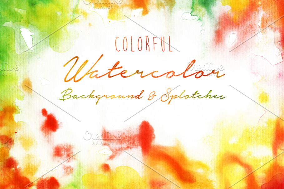 Watercolor Background @ Splotches in Textures - product preview 8