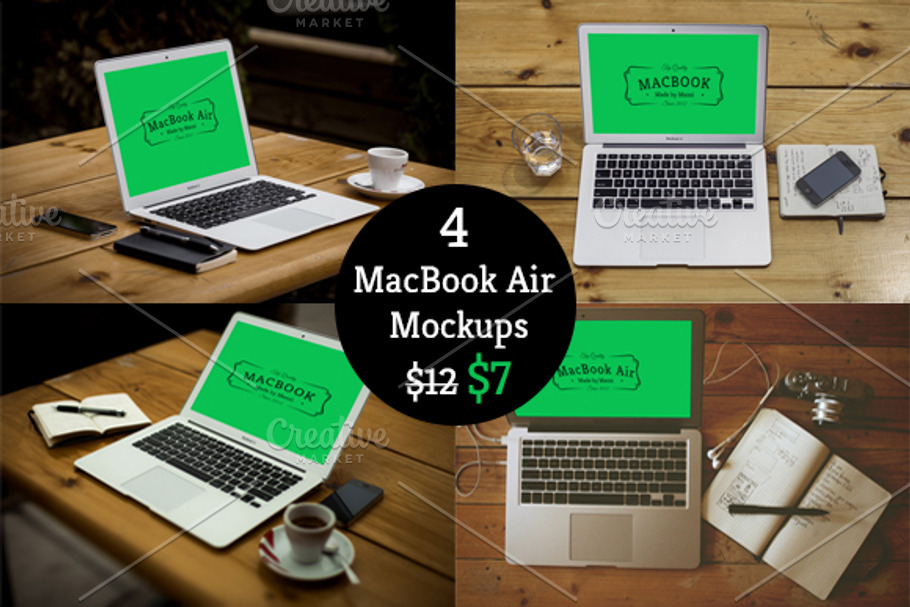 Mockup Bundle Macbook Air 40% Off