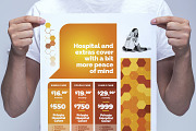 A3 Health Insurance Poster Template