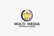 Multi Media _ M Letter Logo