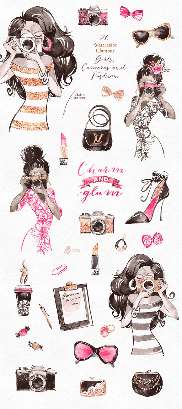 Charm & Glam. Fashion collection in Objects - product preview 3