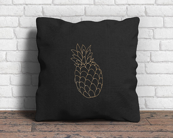 Pineapple Clipart Digital art in Graphics - product preview 2