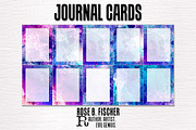 Journal Cards (Blue Grunge)