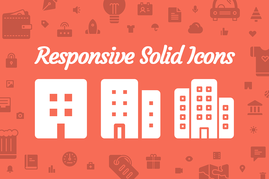 Responsive Solid Icons