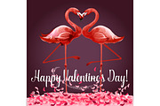 Valentine Day greeting card or poster design