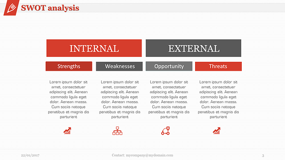 E360 SWOT Analysis PP in PowerPoint Templates - product preview 1