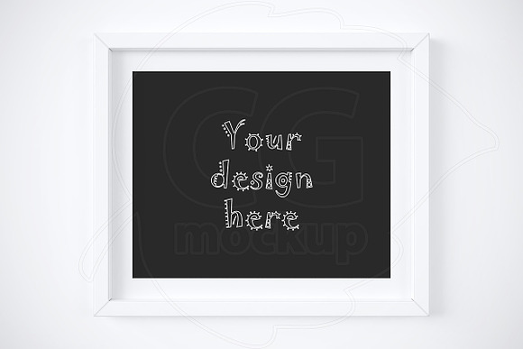 Bundle x4 styled stock frames mockup in Print Mockups - product preview 1