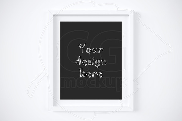 Bundle x4 styled stock frames mockup in Print Mockups - product preview 2
