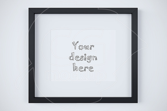 Bundle x4 styled stock frames mockup in Print Mockups - product preview 3