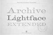 Archive Lightface Extended