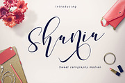 Shania sweet calligraphy + Bonus