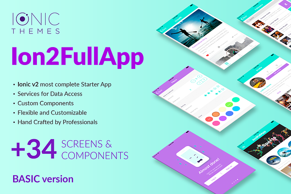 Ion2FullApp - Ionic 2 Starter App