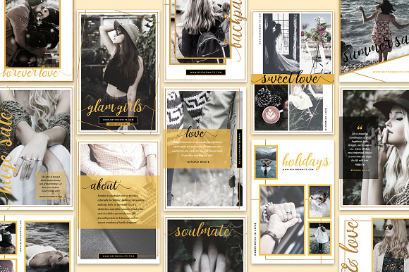 BEYOND WHITE Social Media Pack in Social Media Templates - product preview 6
