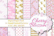 Cherry Blossom Digital Paper