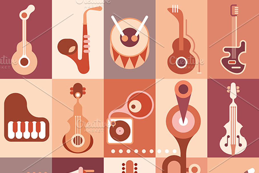 Music Instruments in Illustrations - product preview 8
