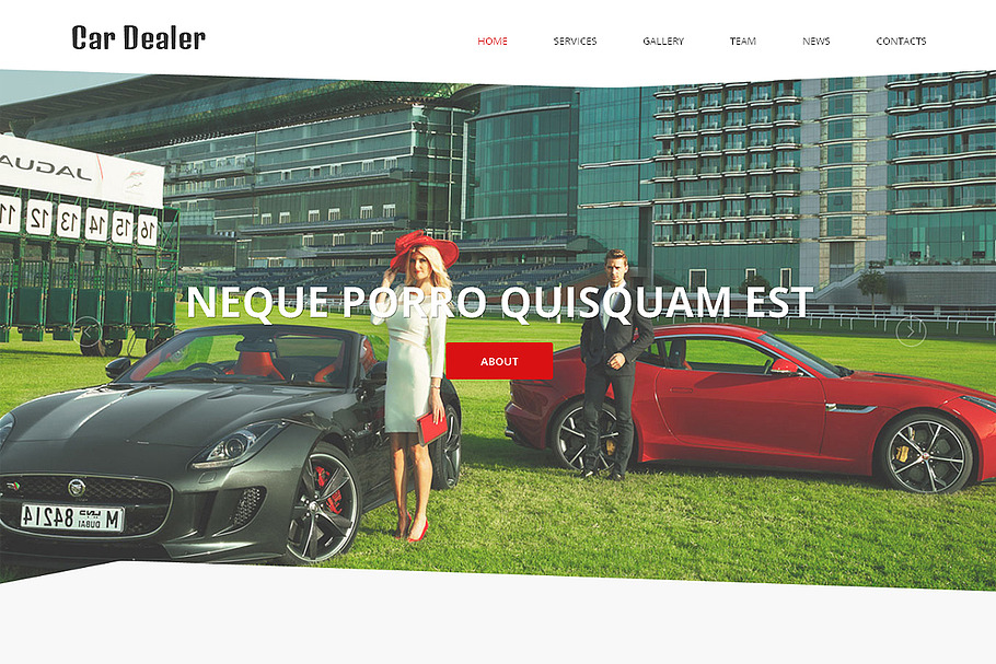 Car Dealer Responsive One Page Theme in Landing Page Templates - product preview 8