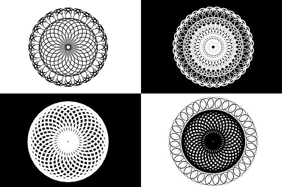 16 MANDALA BRUSHES in Photoshop Brushes - product preview 2