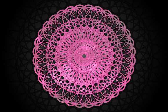 16 MANDALA BRUSHES in Photoshop Brushes - product preview 5