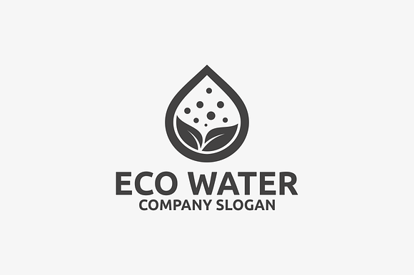 Eco Water in Logo Templates - product preview 1