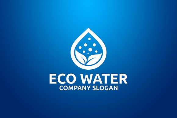 Eco Water in Logo Templates - product preview 2