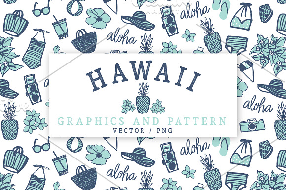 Hawaiian Graphics Set in Objects - product preview 2