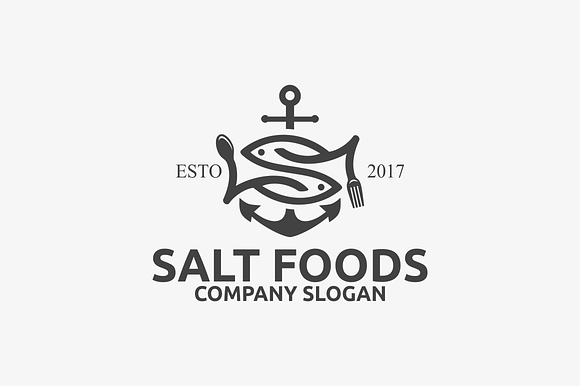 Salt Foods in Logo Templates - product preview 1
