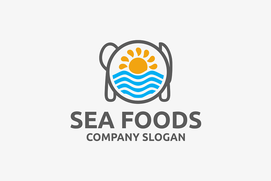Sea Foods in Logo Templates - product preview 8