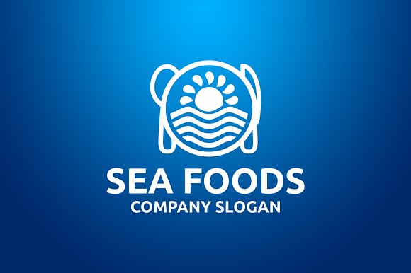 Sea Foods in Logo Templates - product preview 2
