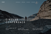Conference, Event Website Template
