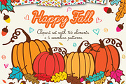 Happy Fall Clipart Graphics Autumn