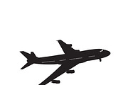  icon of airplane. vector