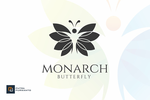 Monarch / Butterfly - Logo Template in Logo Templates - product preview 2