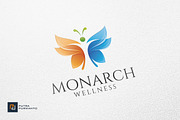 Monarch Wellness - Logo Template