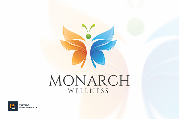 Monarch Wellness - Logo Template in Logo Templates - product preview 1