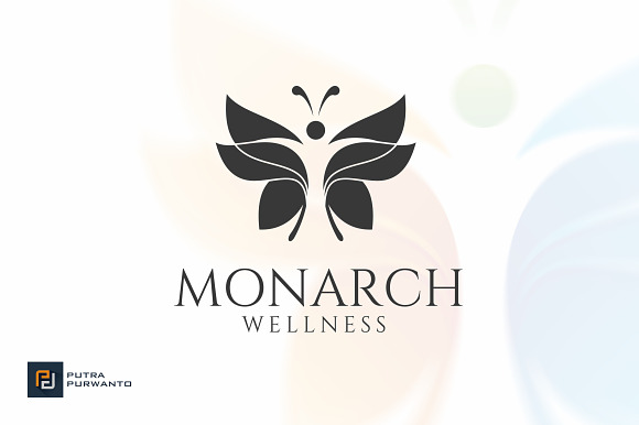 Monarch Wellness - Logo Template in Logo Templates - product preview 2