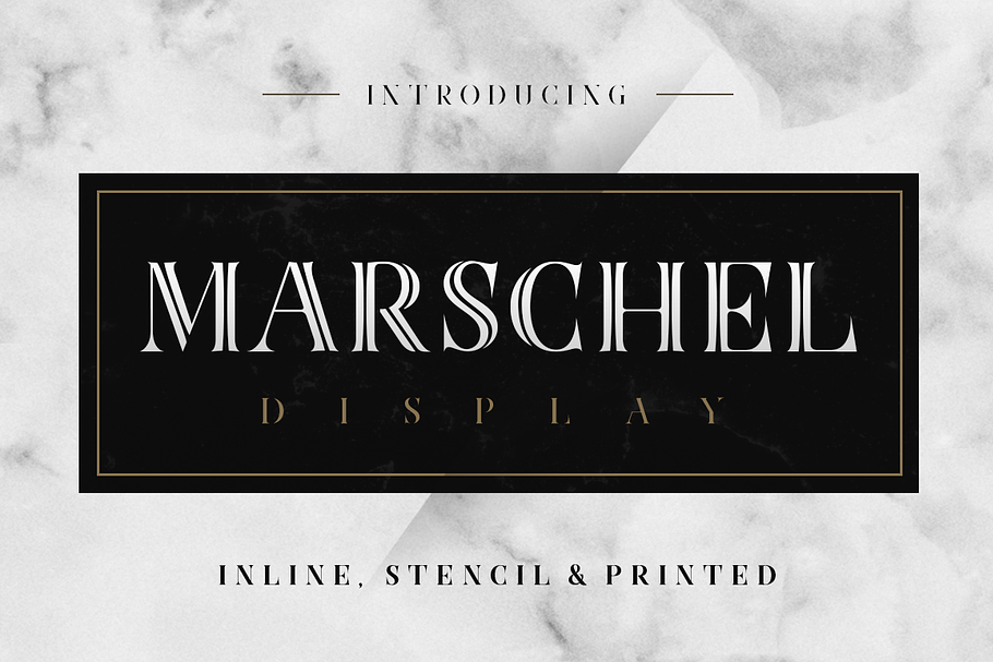 Marschel Display  in Roman Fonts - product preview 8