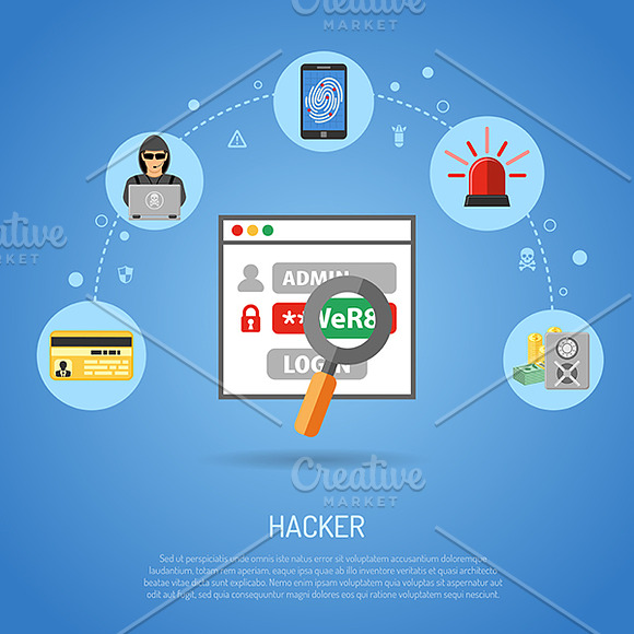 Internet Security Isometric Theme in Illustrations - product preview 1