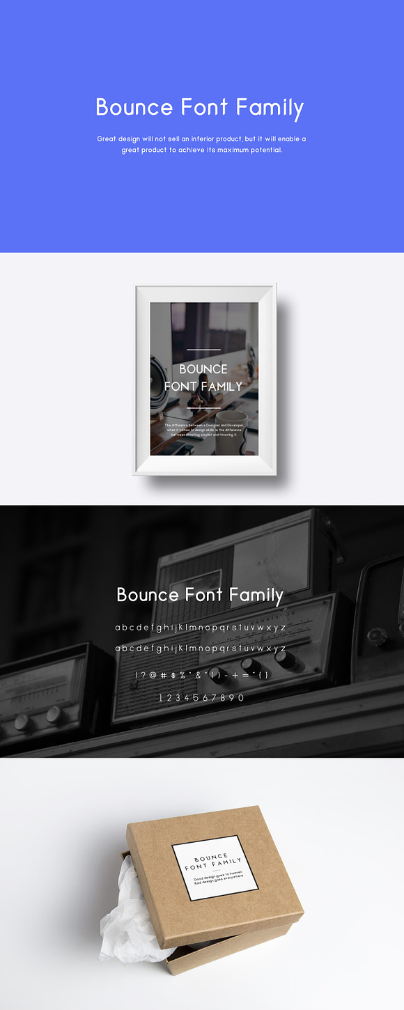 Bounce Font in Display Fonts - product preview 1