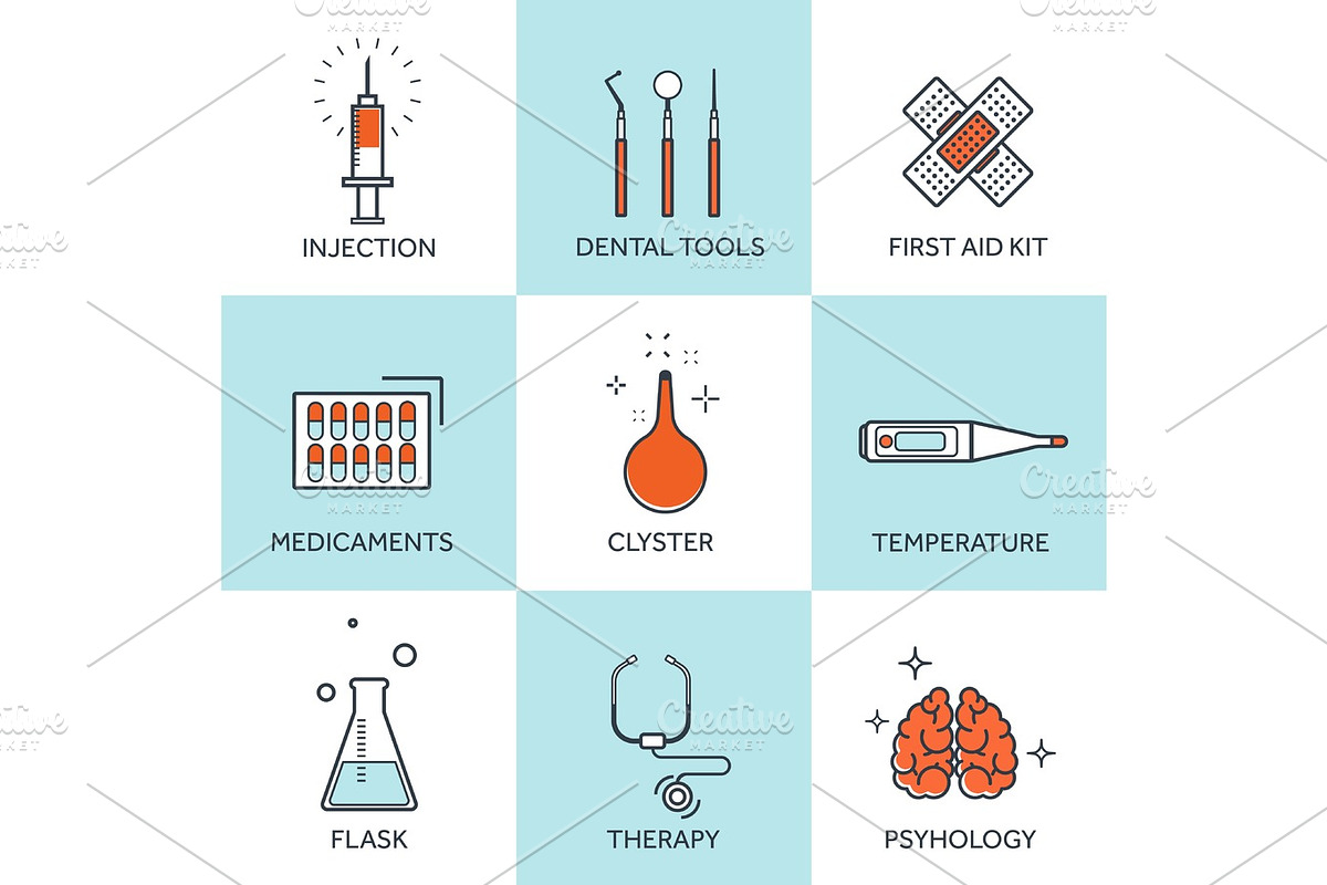 Vector illustration. Flat medical background. Health care,first aid, research,cardiology. Medicine,study. Chemical engineering,pharmacy. in Objects - product preview 8