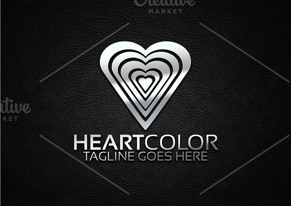 Heart Color Logo in Logo Templates - product preview 2