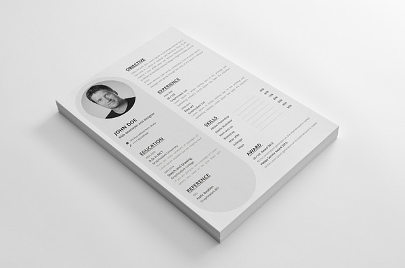 Resume Print Template in Resume Templates - product preview 1