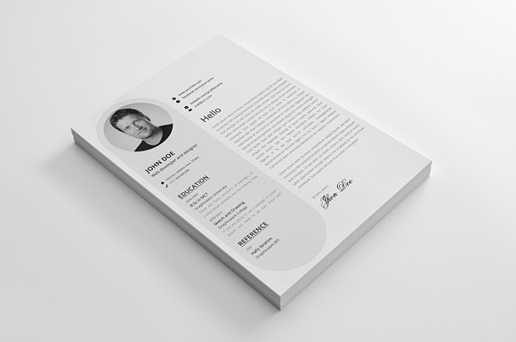Resume Print Template in Resume Templates - product preview 2